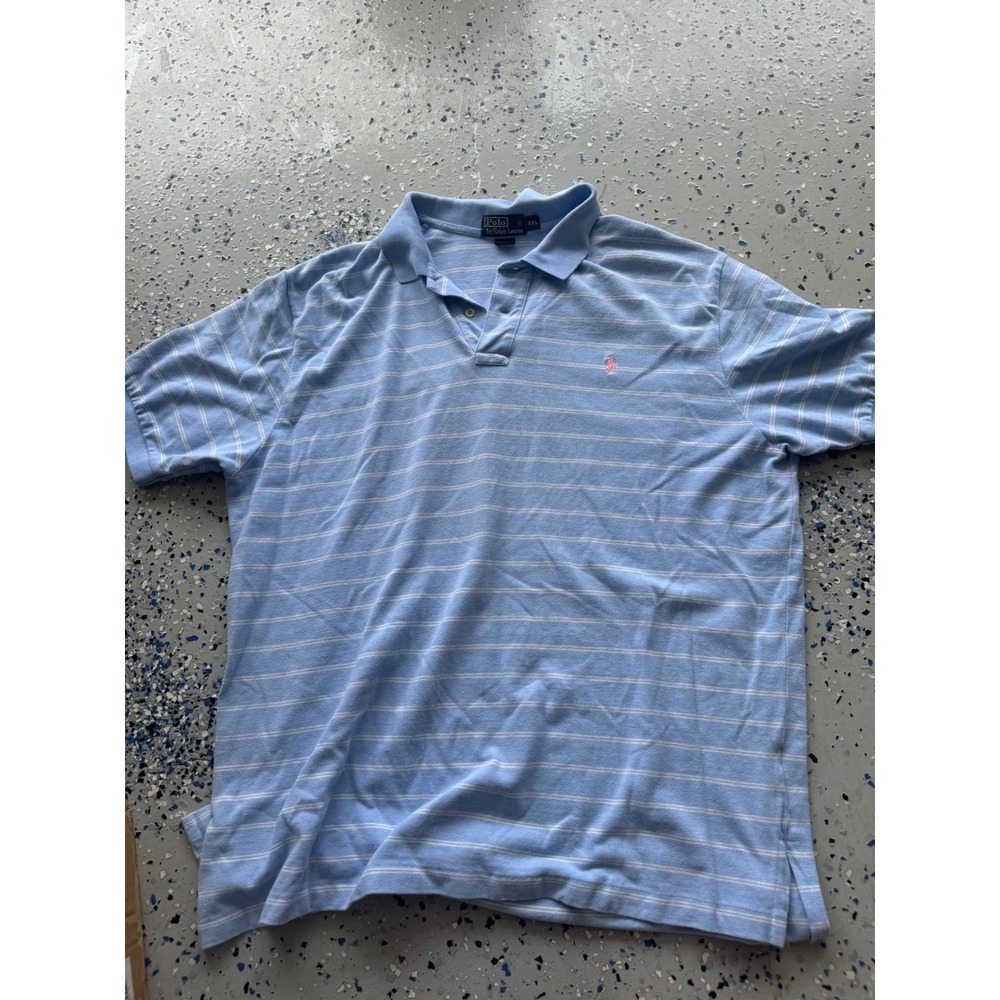 Polo Ralph Lauren Striped Polo Shirt Short Sleeve Casual XXL